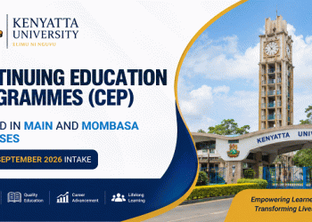 UNDERGRADUATE CONTINUING EDUCATION PROGRAMMES (CEP) OFFERED IN MAIN AND MOMBASA CAMPUSES DURING SEPTEMBER 2026 INTAKE